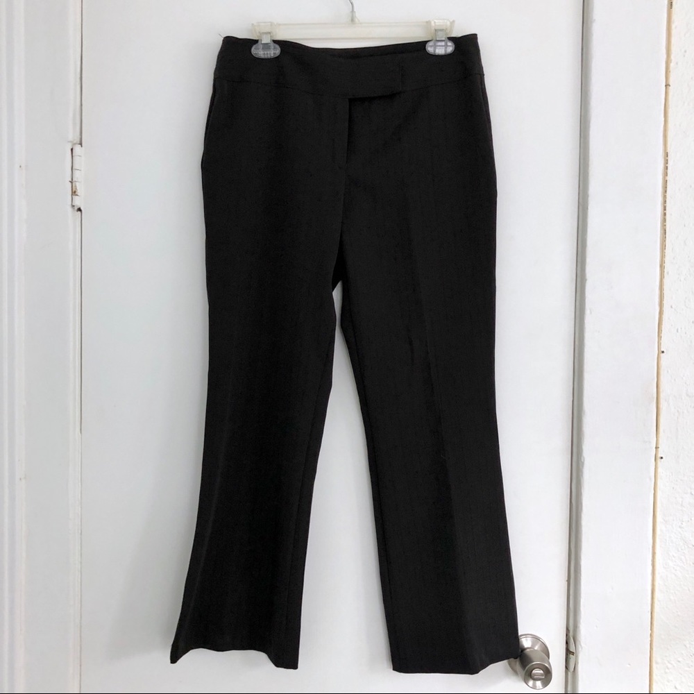 ✒️ Pinstripe Black Work Slacks
